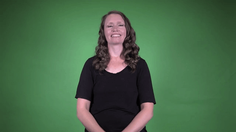 ASL sign for today — animated demonstration
