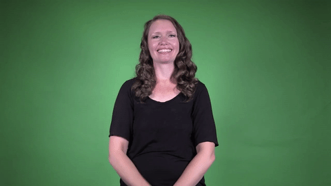 ASL sign for week — animated demonstration