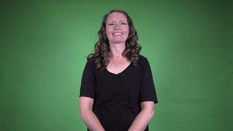 ASL sign for write — animated demonstration