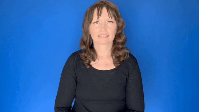 Sign for DARK GOLD in ASL