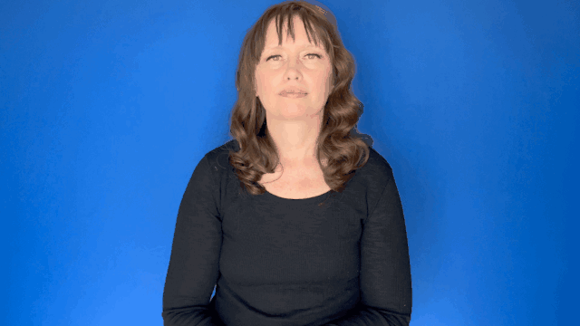 Sign for DARK WHITE in ASL