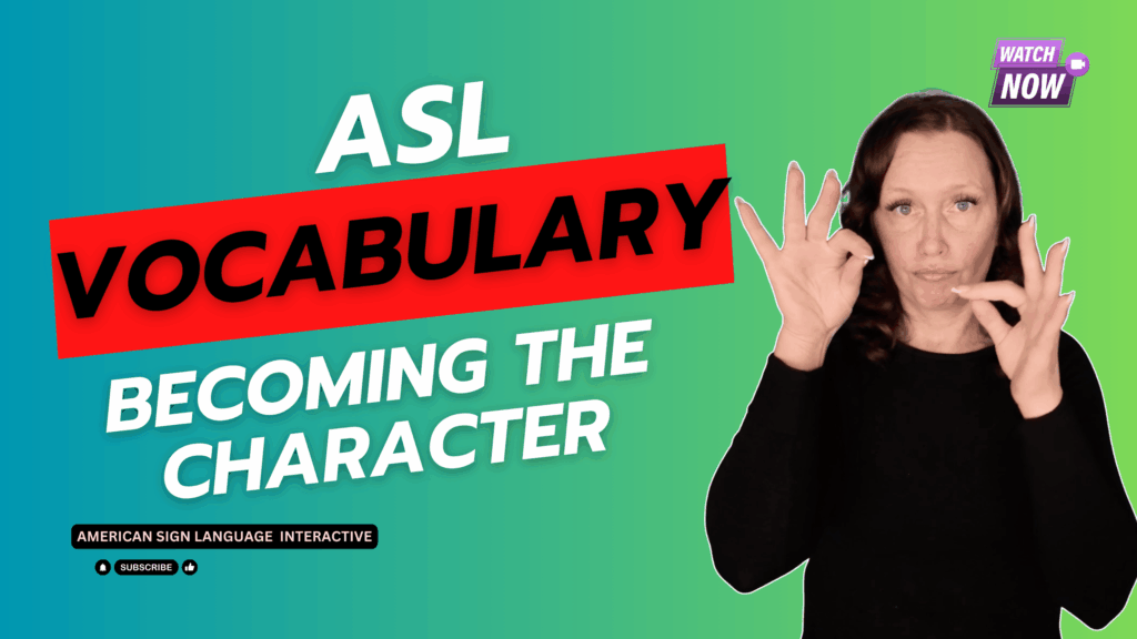 ASL Unit 14.3 TRUE+WAY | Become the Character in ASL | Role Shifting ...